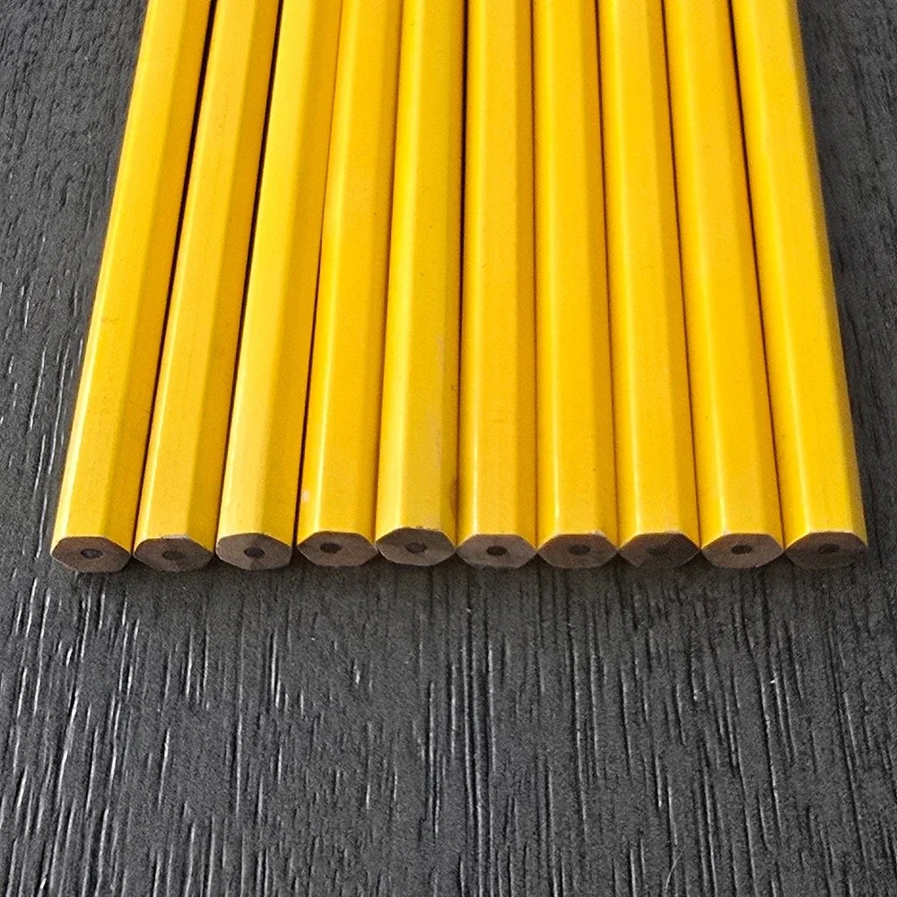 American Scholar No 2 HB Pencil 10 Pack Yellow Unsharpened Vintage School Office